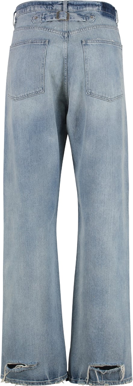 Maison Margiela 5-pocket straight-leg jeans Blauw