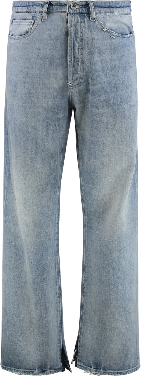 Maison Margiela 5-pocket straight-leg jeans Blauw