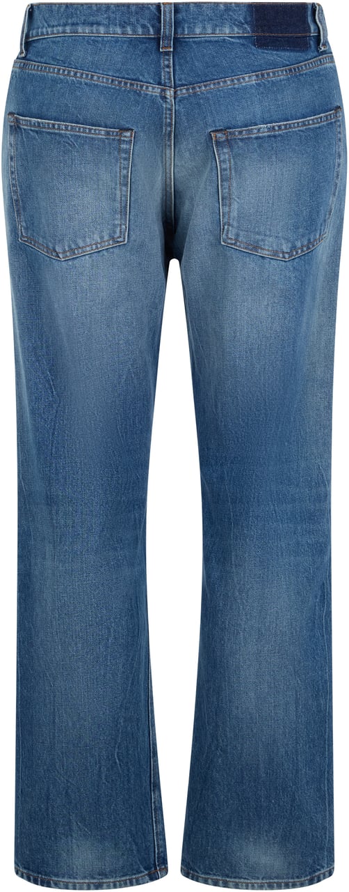 Maison Margiela Light blue denim casual pants Blauw