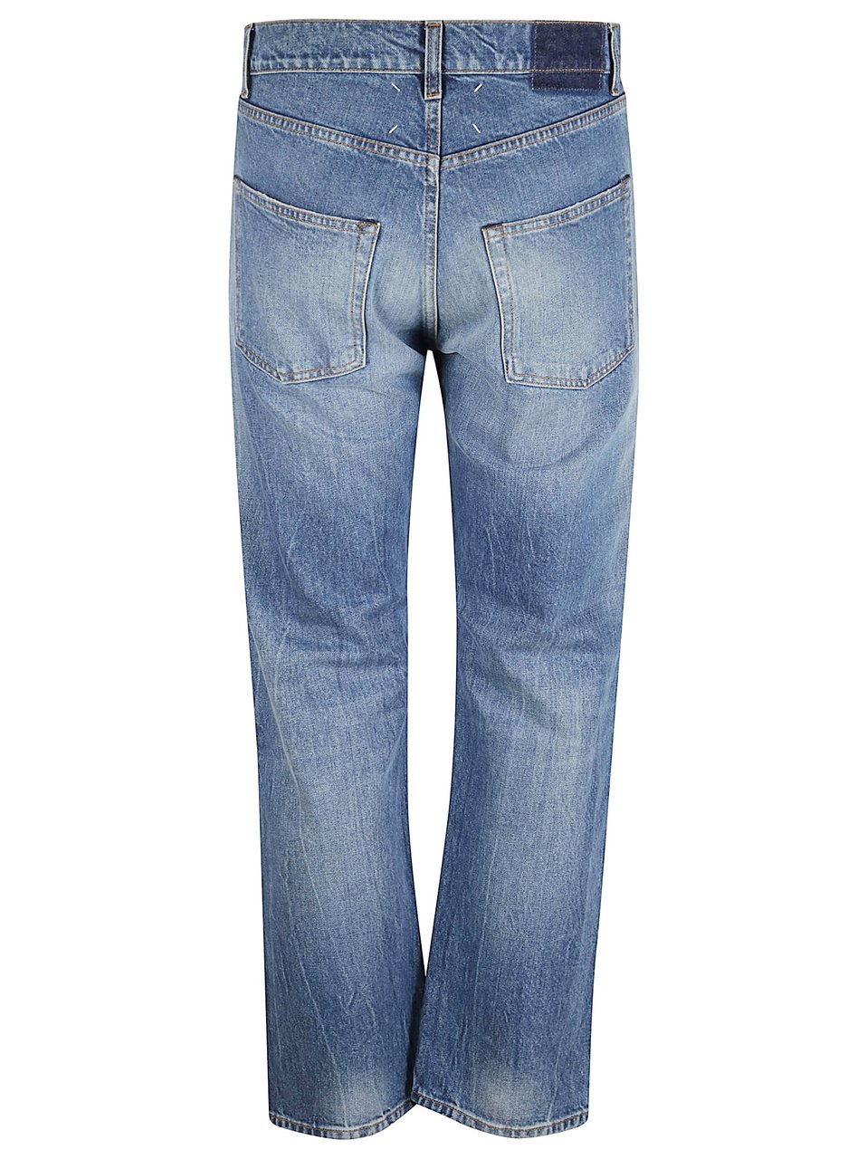 Maison Margiela Medium Blue Wash Jeans Blauw