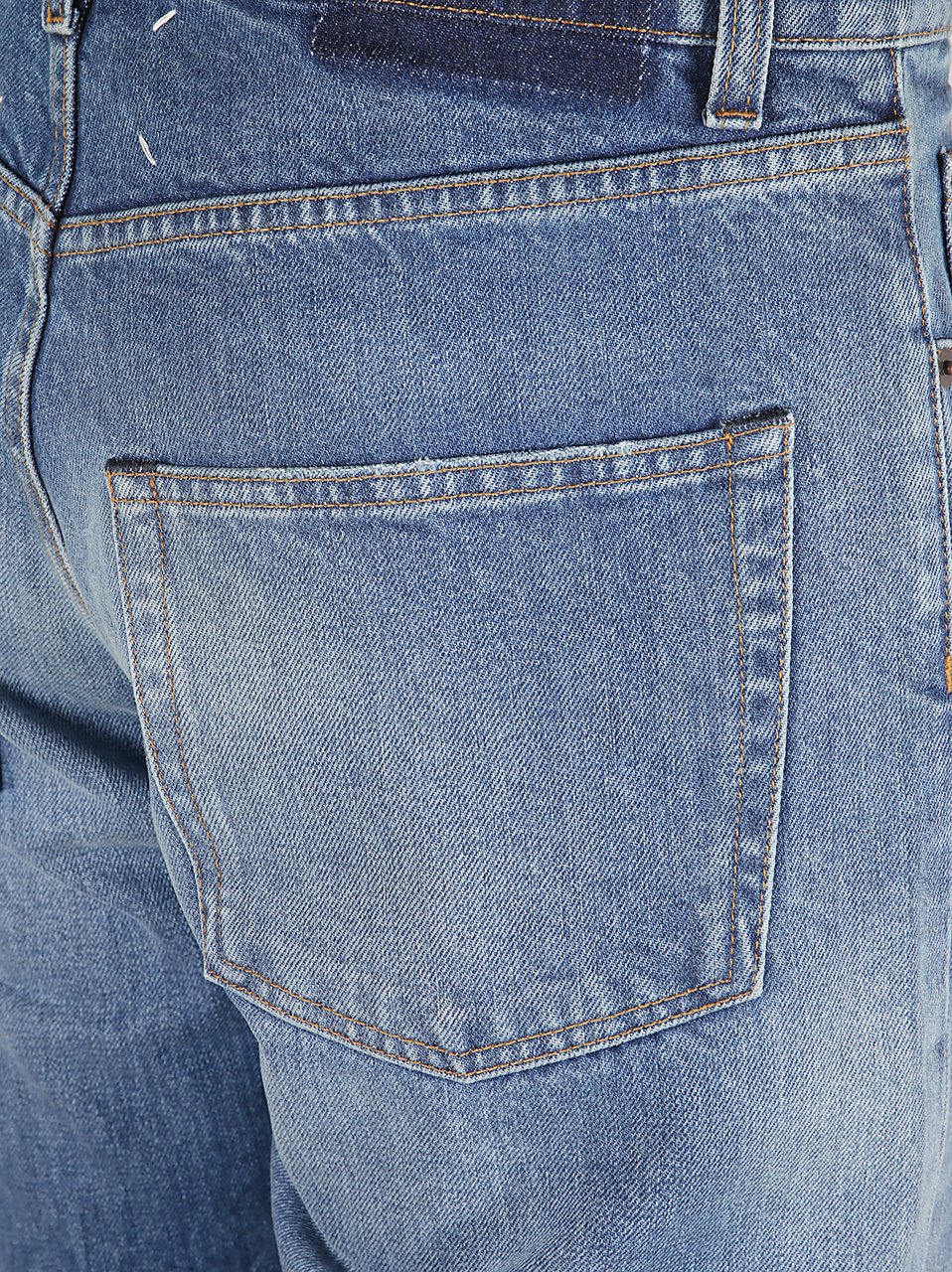 Maison Margiela Medium Blue Wash Jeans Blauw