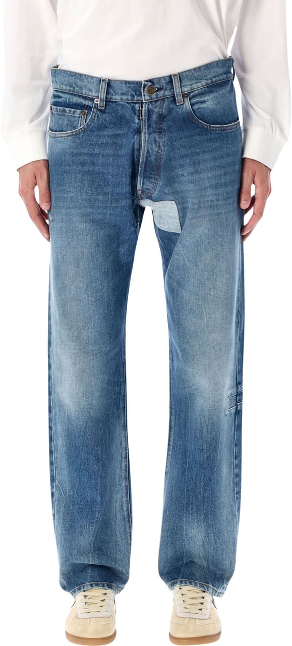 Maison Margiela Denim Vintage Medium Blue Blauw