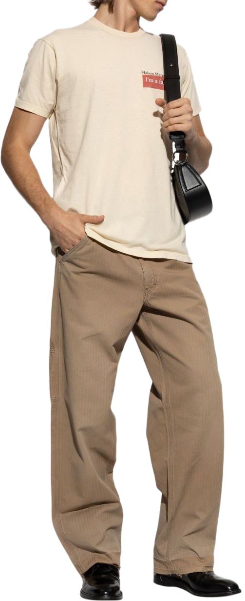 Maison Margiela Trousers Beige Beige