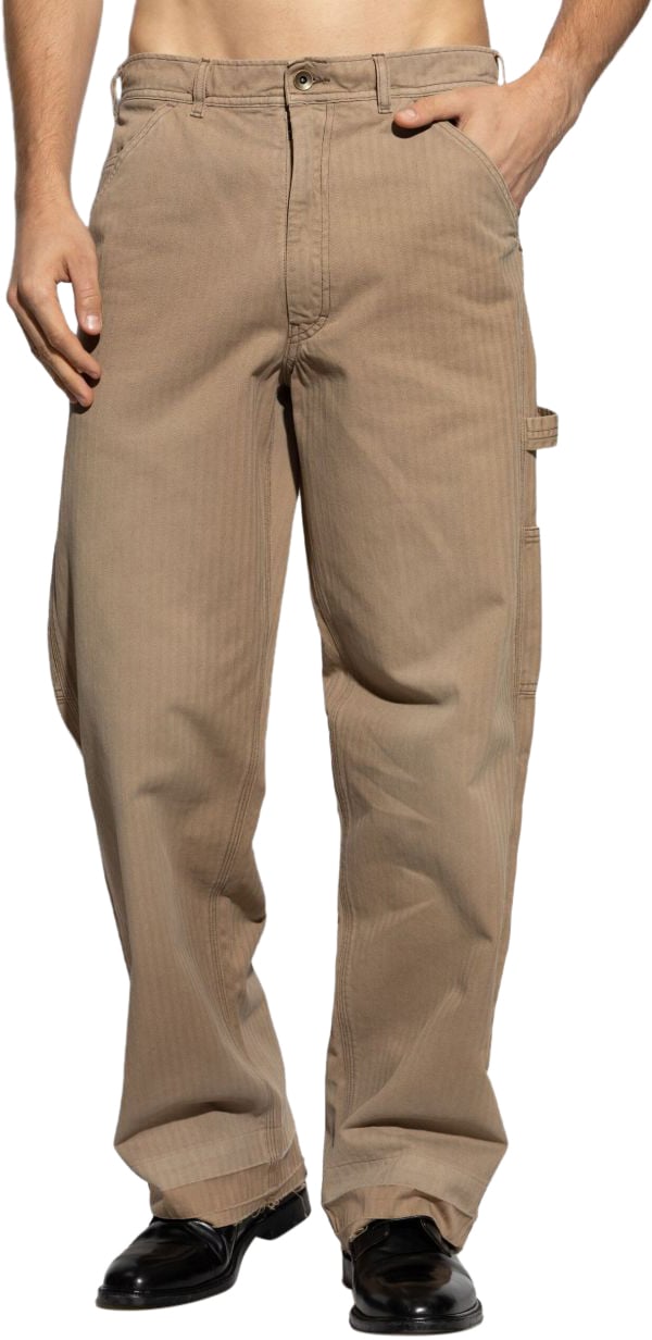 Maison Margiela Trousers Beige Beige