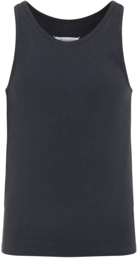 Maison Margiela Tank Top Charcoal Blauw