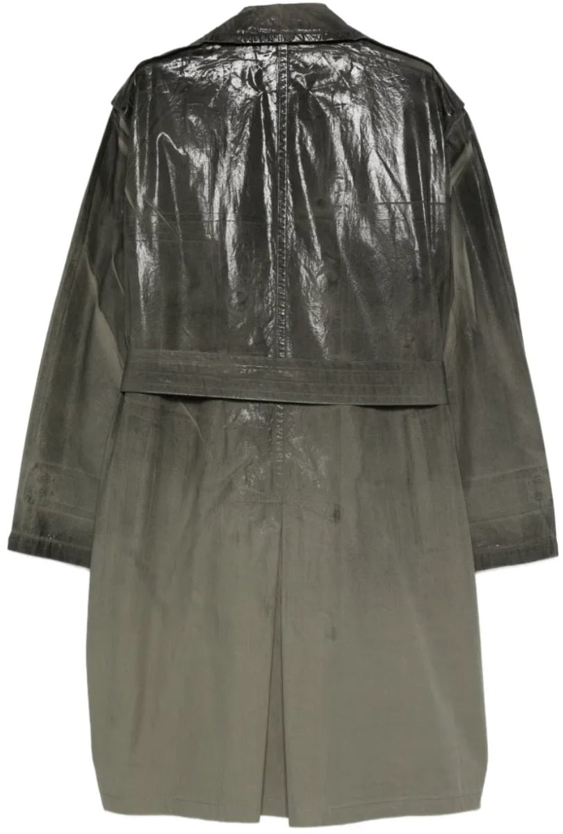 Maison Margiela Trench Coat Army Green Groen