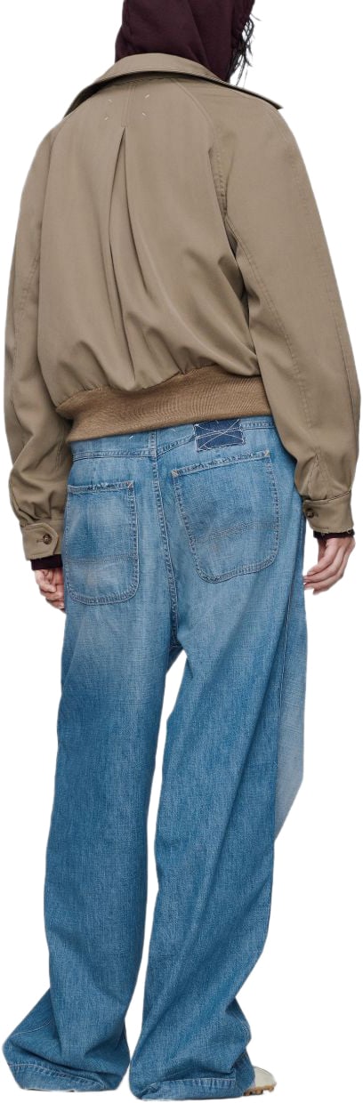 Maison Margiela Coats Beige Beige