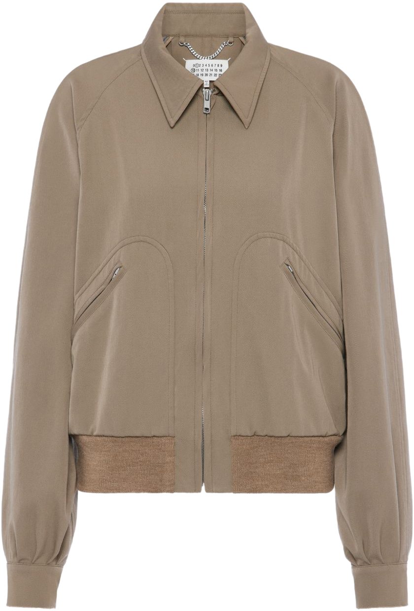 Maison Margiela Coats Beige Beige