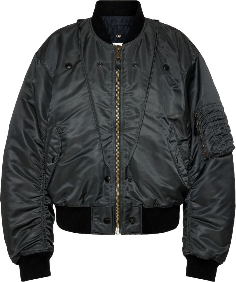 Maison Margiela Coats Dark Green Donkergroen