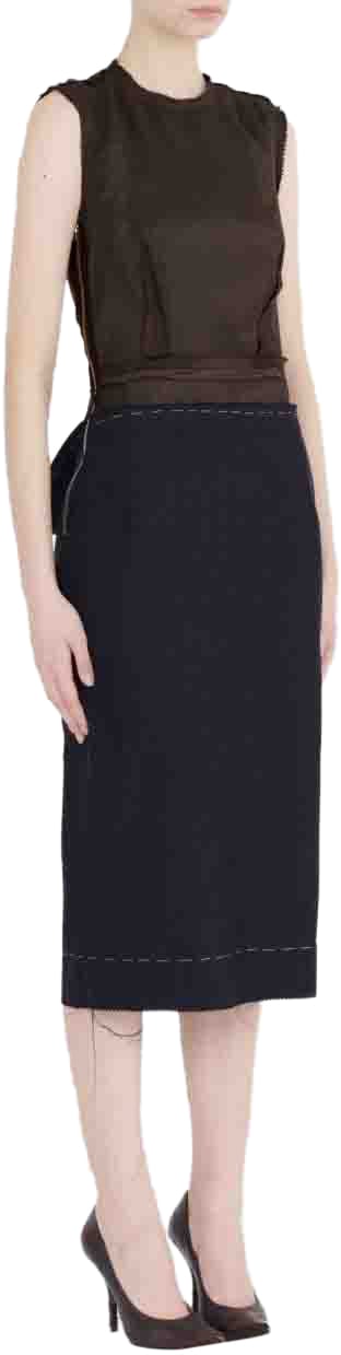 Maison Margiela Dresses Blue Blauw