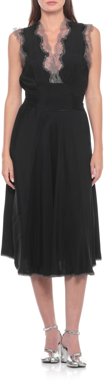 Maison Margiela Dresses Nero Zwart