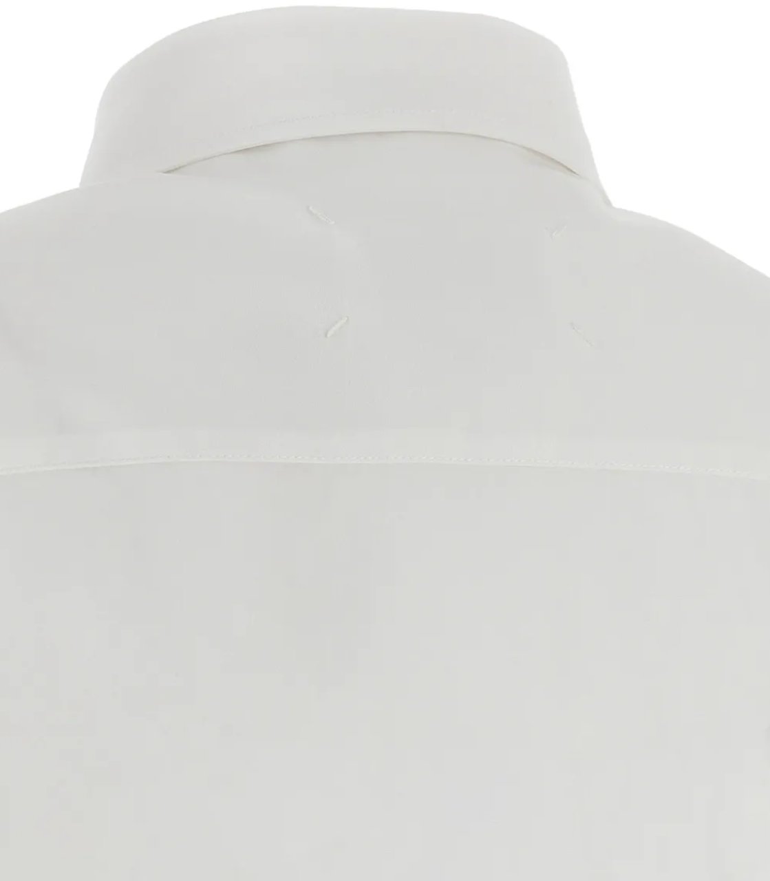 Maison Margiela Short Sleeved Shirt Off White Wit