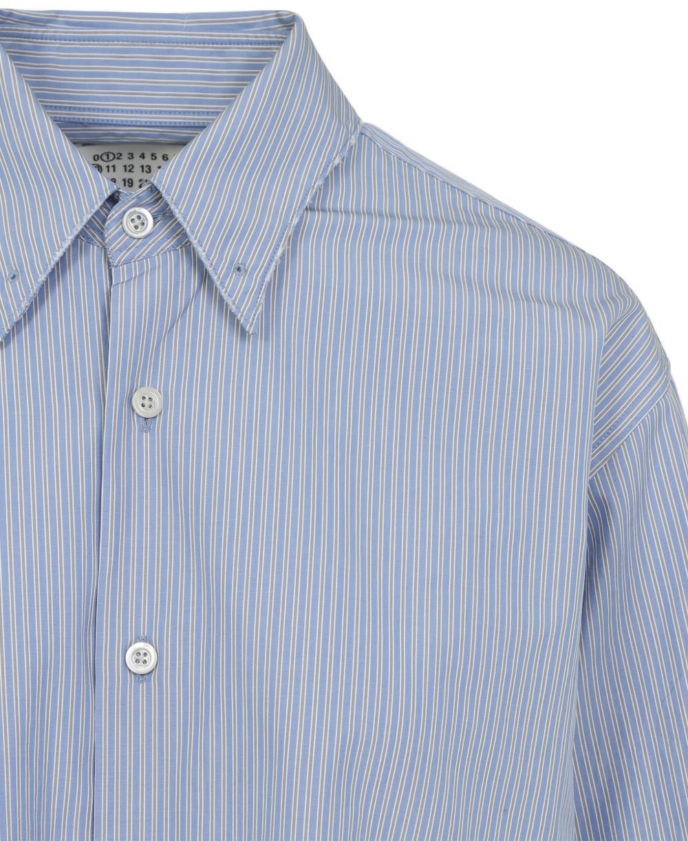 Maison Margiela Shirts Blue Blauw