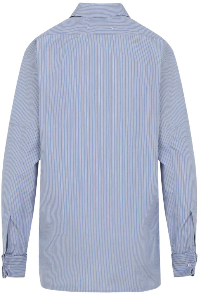 Maison Margiela Shirts Blue Blauw