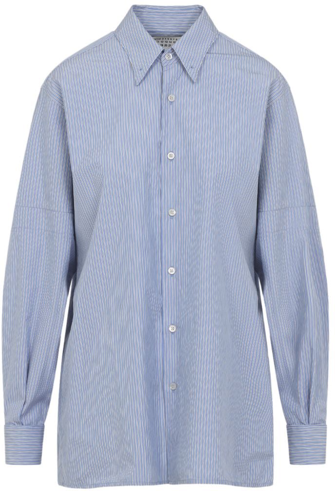 Maison Margiela Shirts Blue Blauw