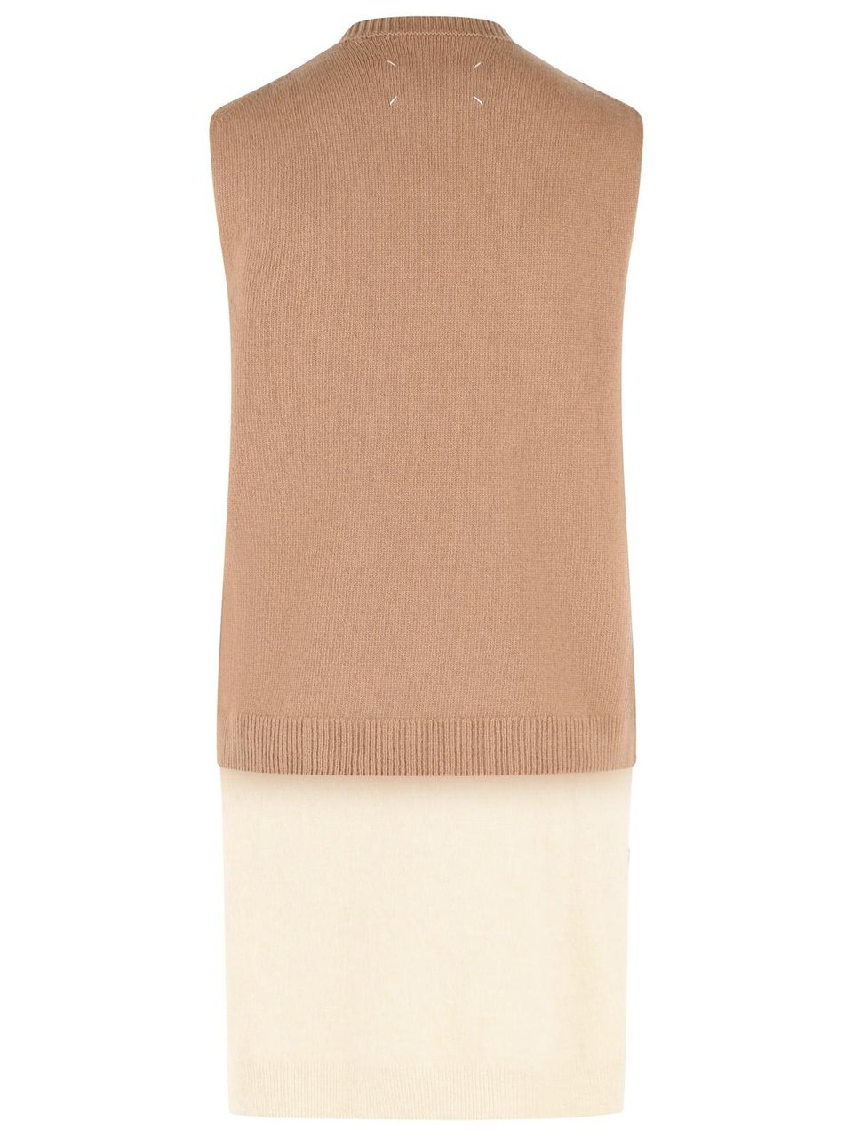 Maison Margiela Beige Virgin Wool Vest Neutraal
