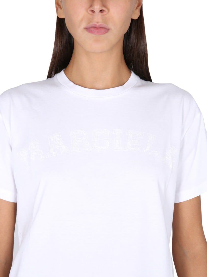 Maison Margiela Crewneck T-Shirt Wit