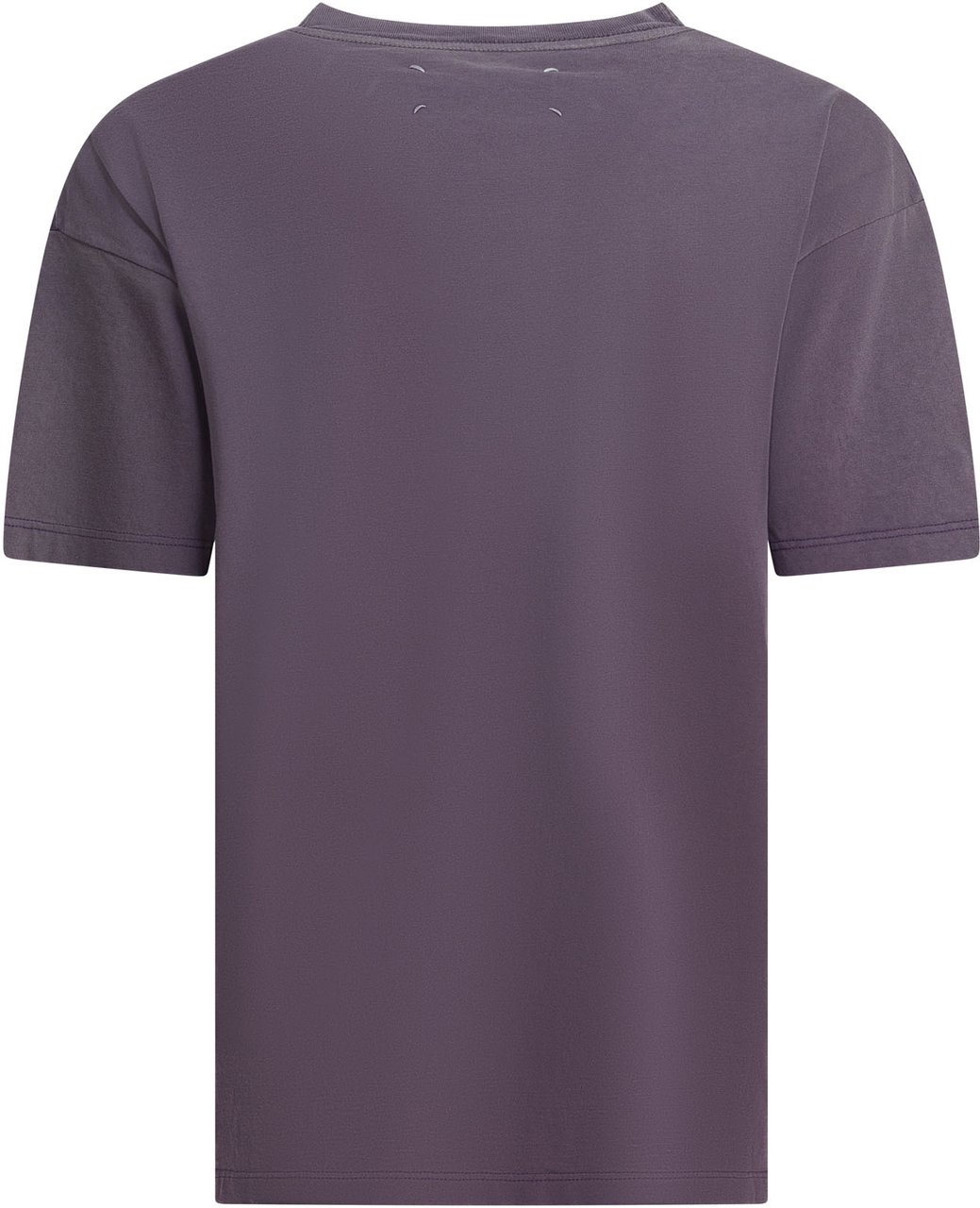Maison Margiela T-shirt with reverse logo Paars