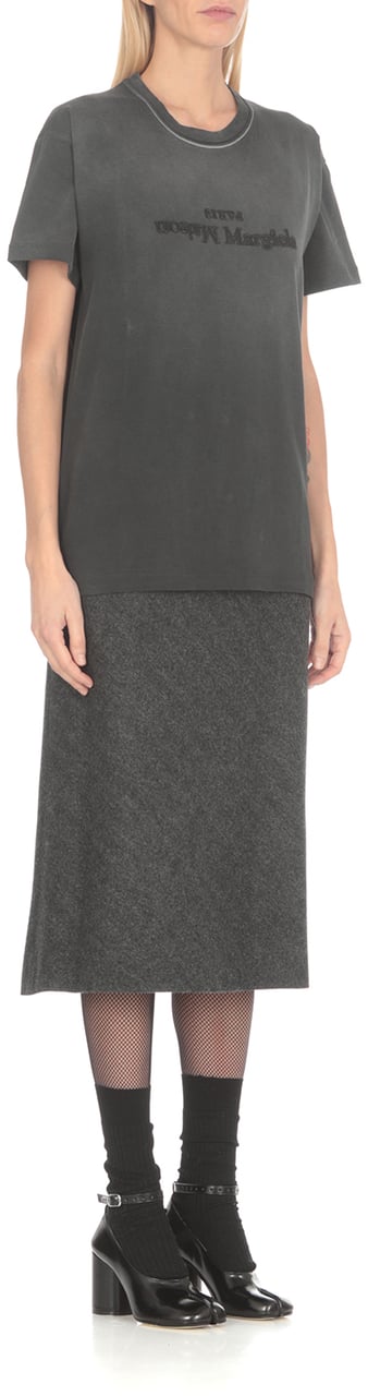 Maison Margiela T-Shirts And Polos Grey Grijs