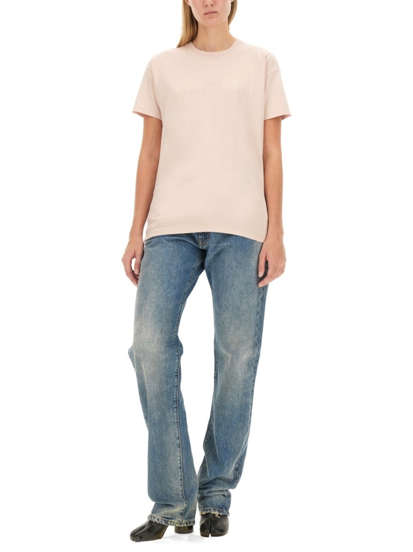 Maison Margiela T-Shirt With Logo Neutraal