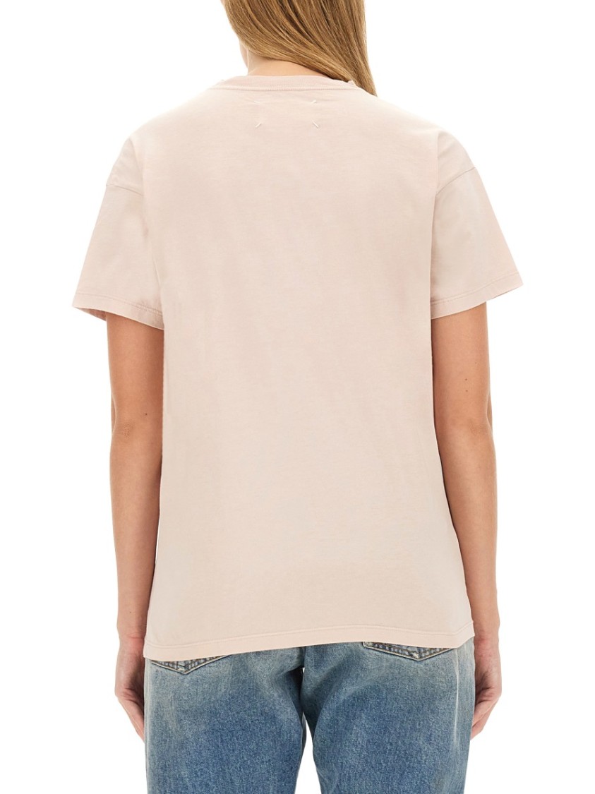 Maison Margiela T-Shirt With Logo Neutraal