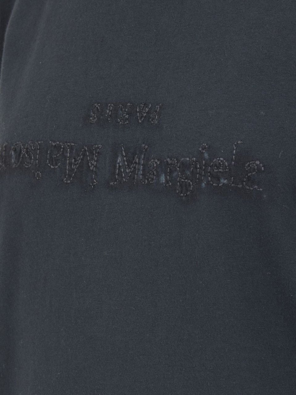 Maison Margiela T-Shirts And Polos Black Zwart