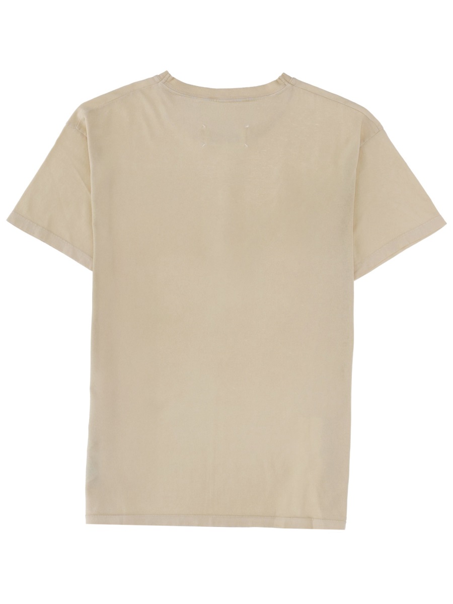 Maison Margiela White Cotton Bingo Graphic T-Shirt Neutraal
