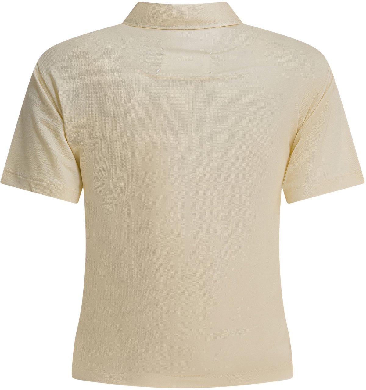Maison Margiela Viscose polo shirt Beige