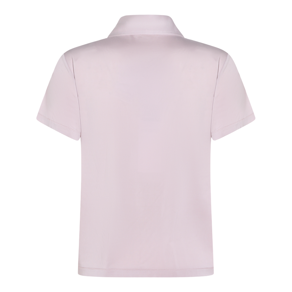 Maison Margiela Short-Sleeve Polo Shirt with Classic Collar Roze