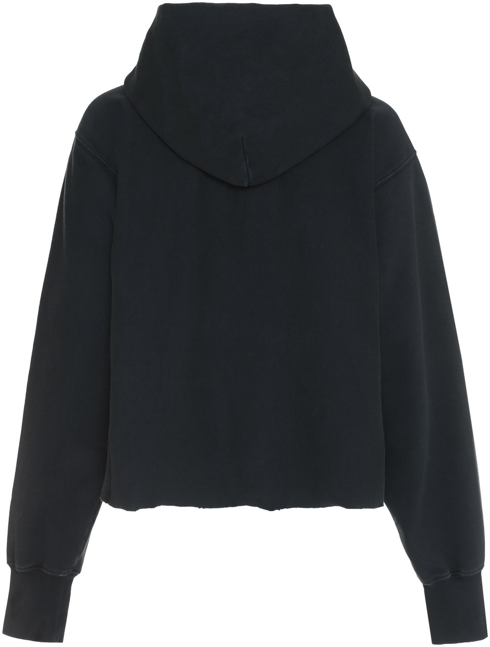 Maison Margiela Logo cotton hoodie Grijs