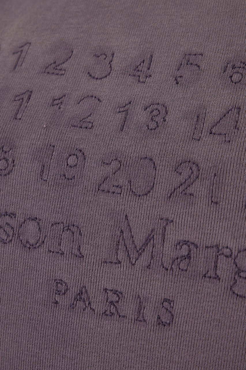 Maison Margiela Maison Margiela Plum cotton sweatshirt Paars