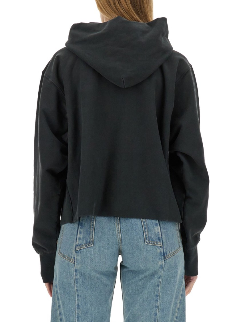 Maison Margiela Cotton Sweatshirt Zwart