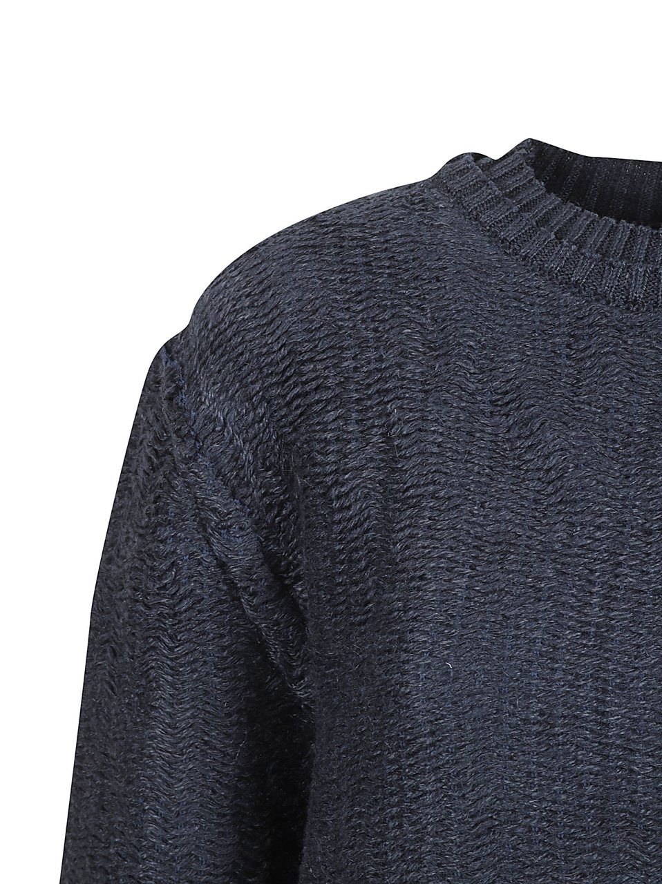 Maison Margiela Textured Knit Sweater Zwart
