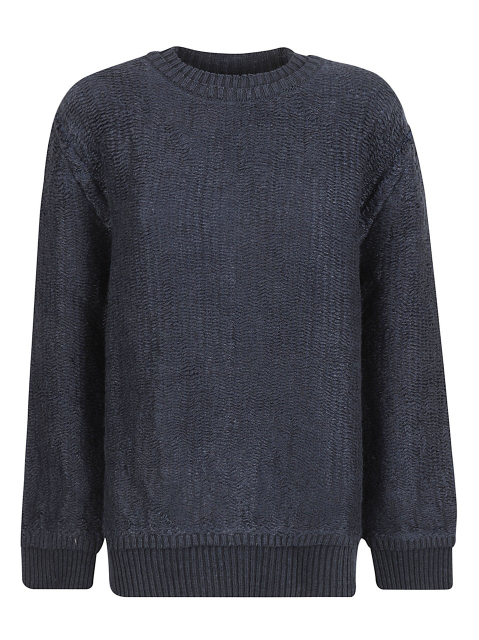 Maison Margiela Textured Knit Sweater Zwart