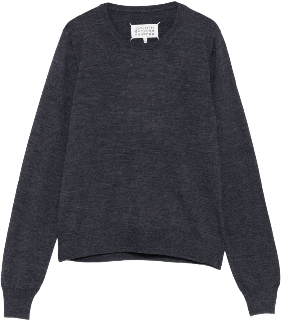 Maison Margiela Sweaters Blue Blauw
