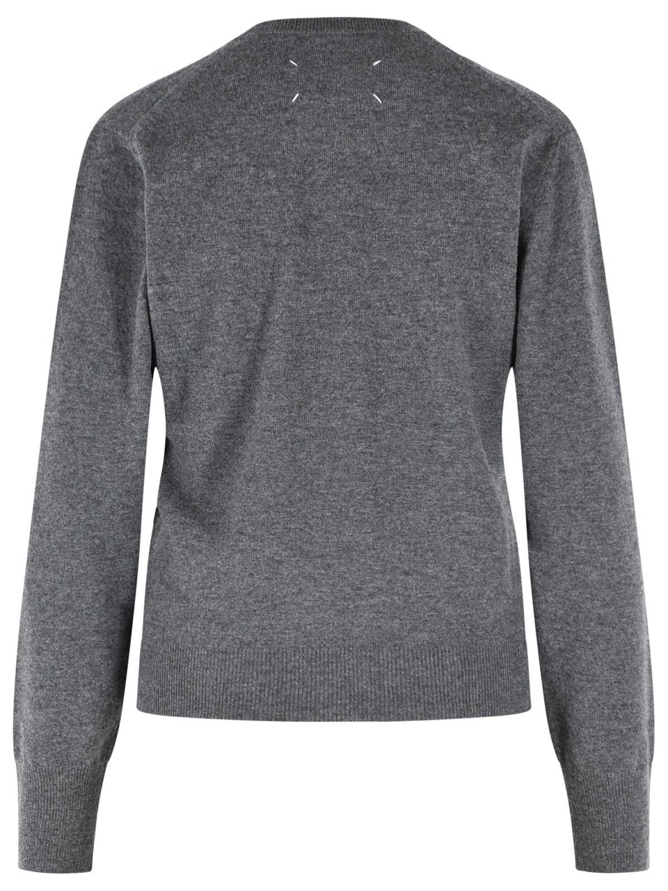 Maison Margiela 'Twist' Grey Virgin Wool Sweater Grijs