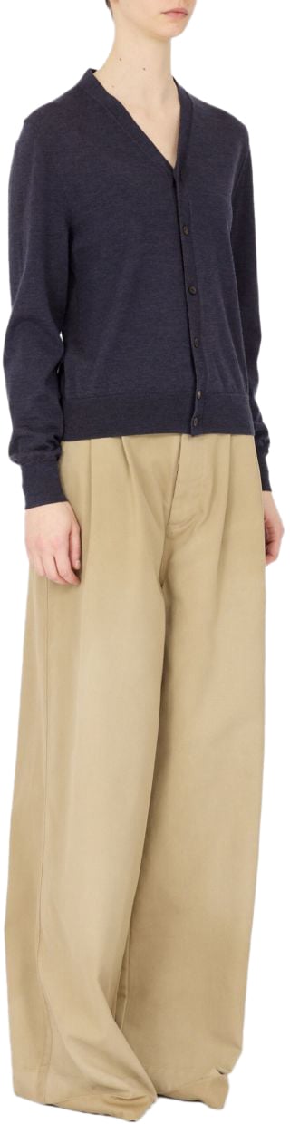 Maison Margiela Sweaters Blue Blauw