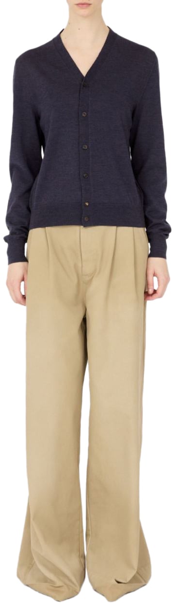 Maison Margiela Sweaters Blue Blauw