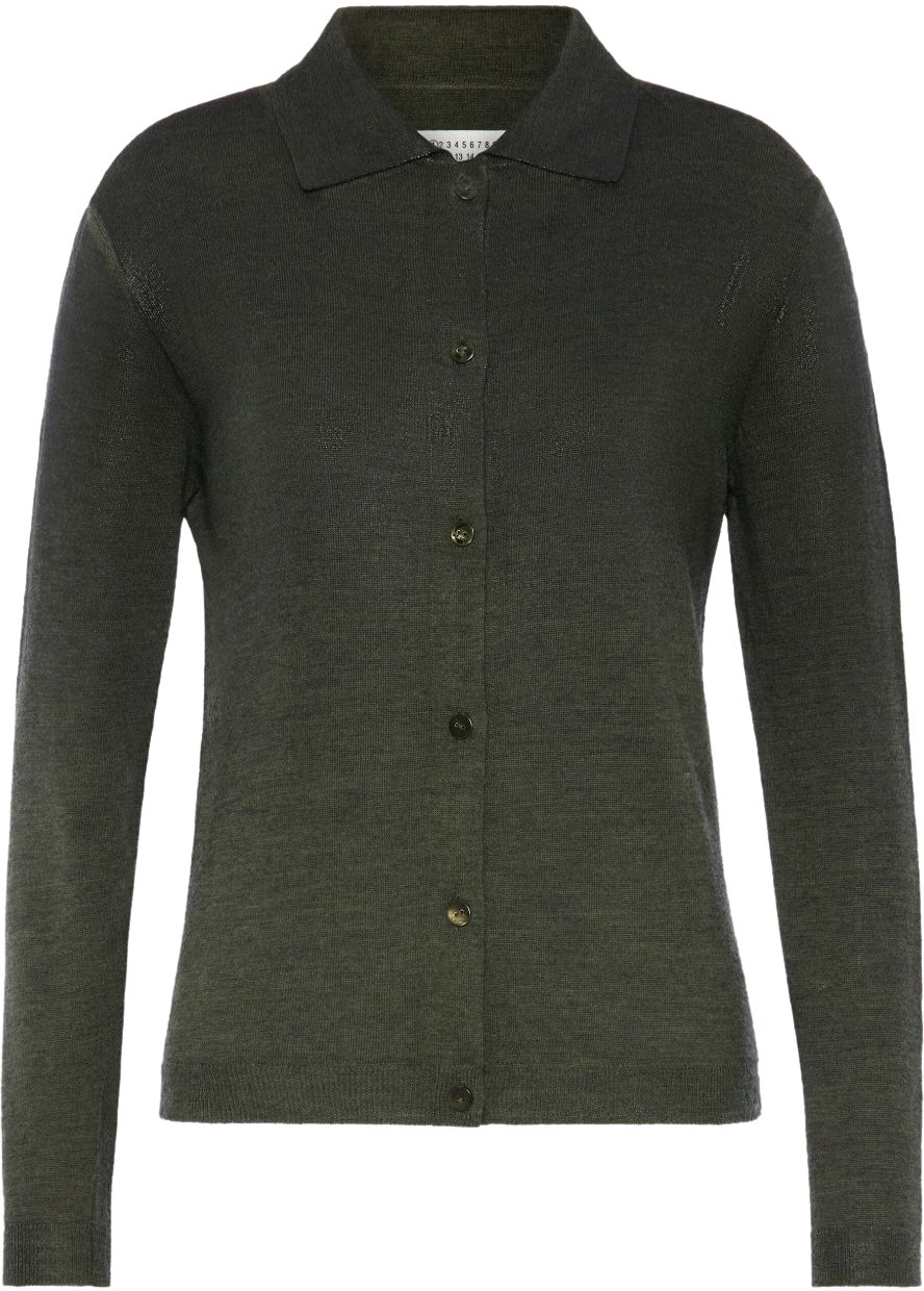 Maison Margiela Sweaters Green Groen