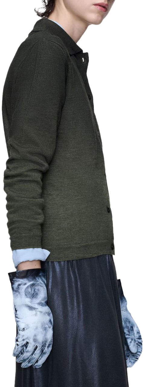 Maison Margiela Sweaters Green Groen