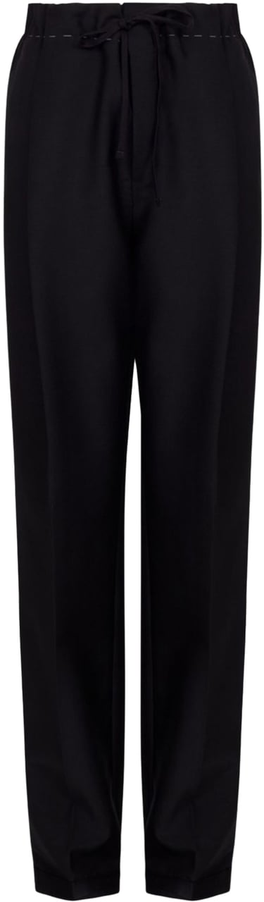 Maison Margiela Stitched Waist Pants Black Zwart