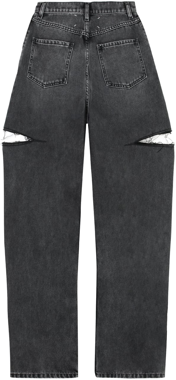 Maison Margiela High-waist wide-leg jeans Grijs