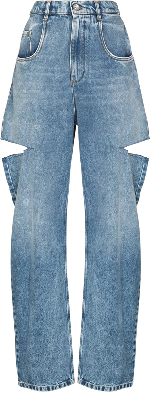 Maison Margiela 5 Pocket Trousers Blue Blauw