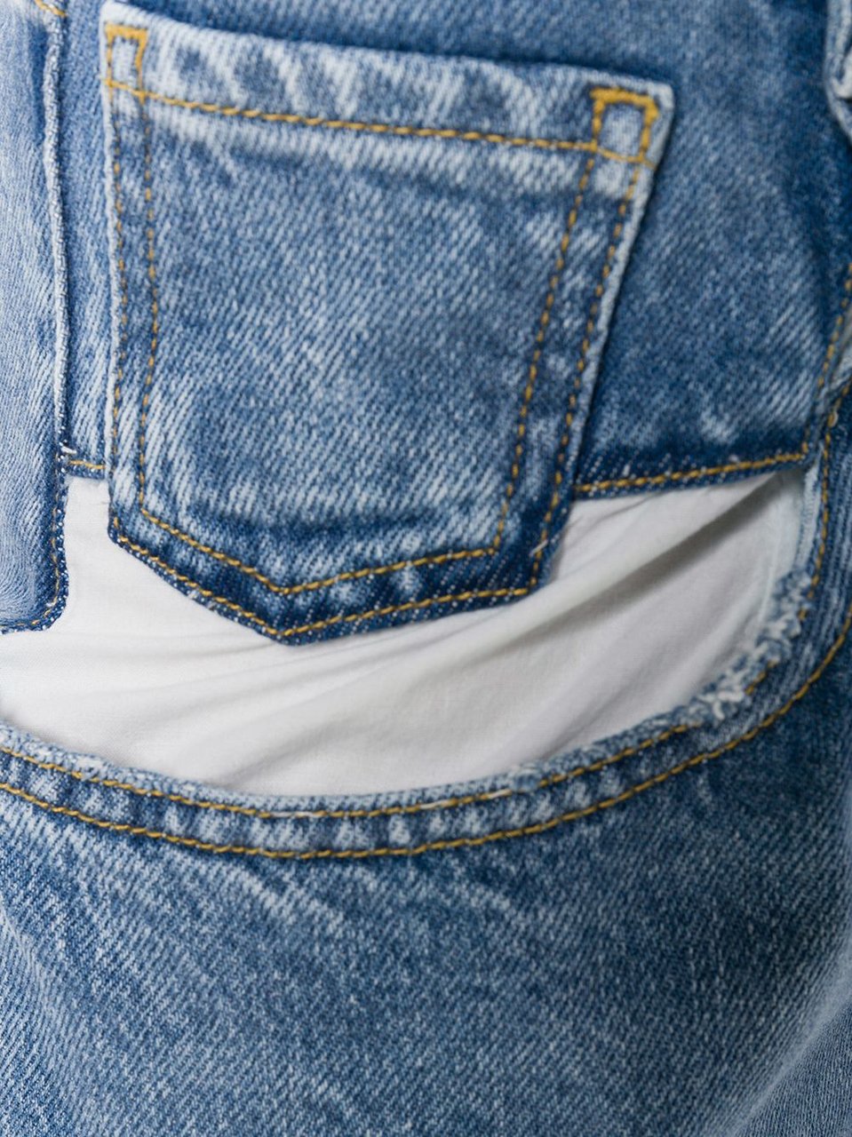Maison Margiela Jeans Light Blue Blauw