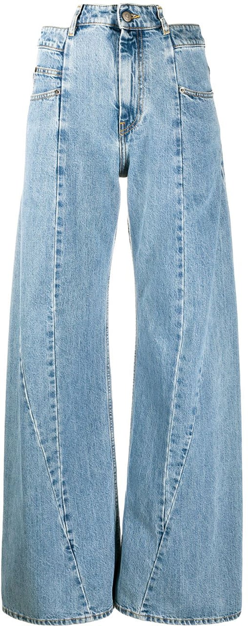 Maison Margiela Jeans Clear Blue Blauw