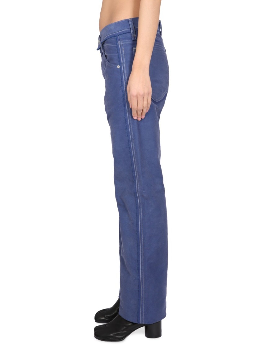 Maison Margiela Distressed Jeans Effect Blauw