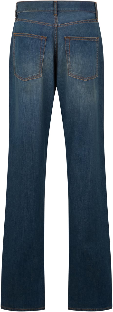 Maison Margiela Straight jeans in cotton Blauw