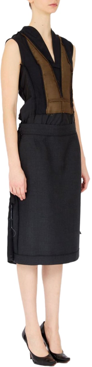 Maison Margiela Skirts Black Donkergrijs