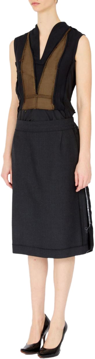 Maison Margiela Skirts Black Donkergrijs