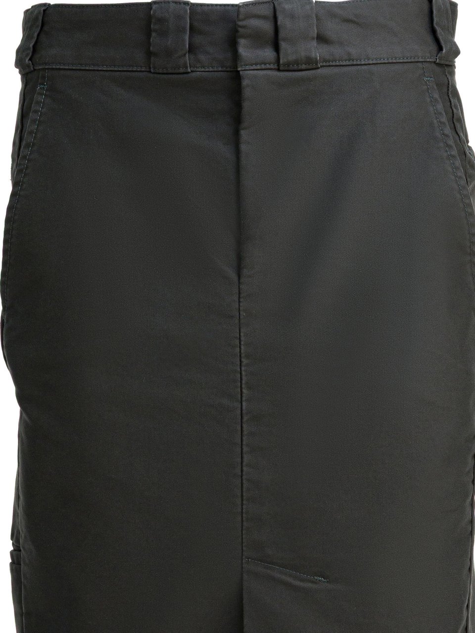 Maison Margiela Cotton midi skirt Grijs
